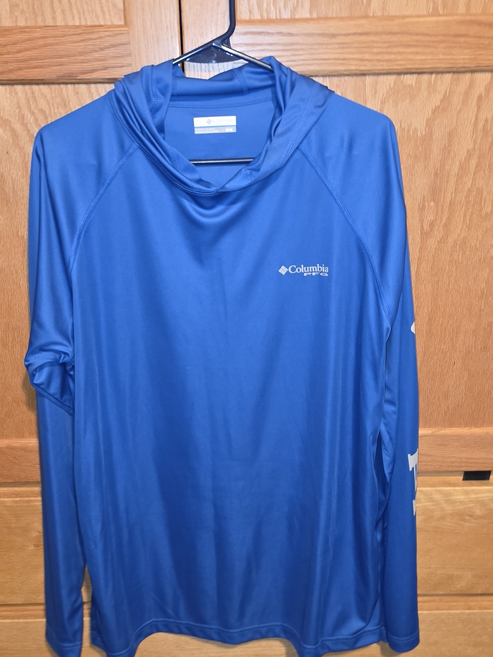 Columbia Royal Blue Hooded Performance Long Sleeve